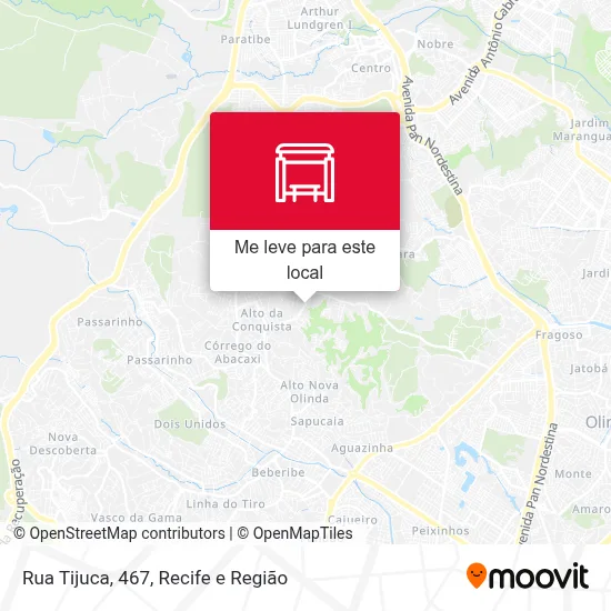 Rua Tijuca, 467 mapa