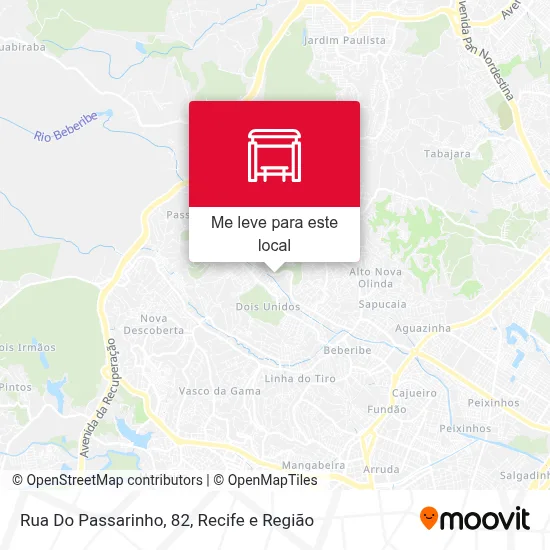 Rua Do Passarinho, 82 mapa