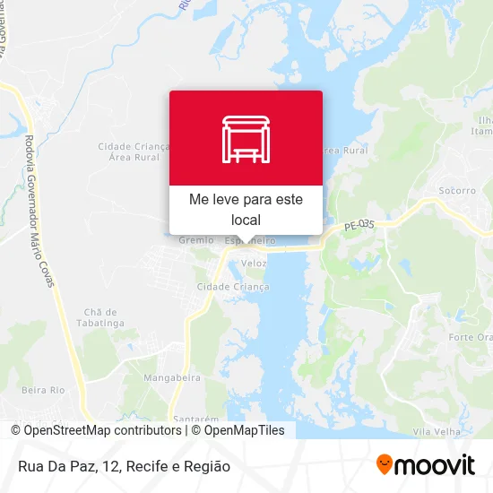 Rua Da Paz, 12 mapa