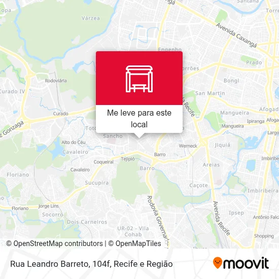 Rua Leandro Barreto, 104f mapa