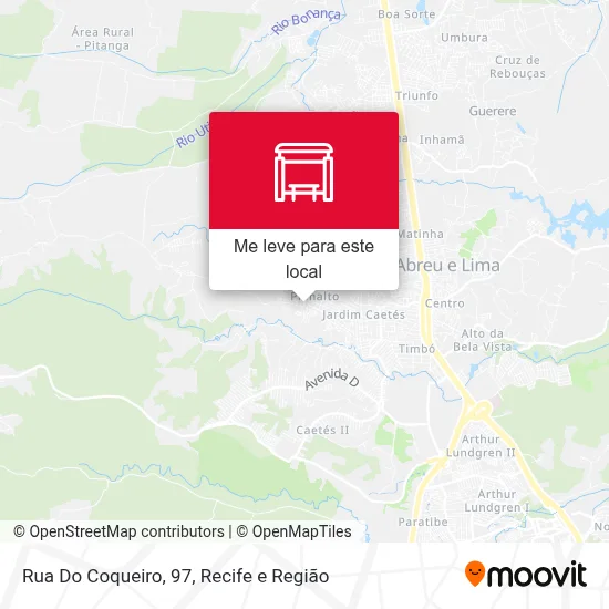 Rua Do Coqueiro, 97 mapa
