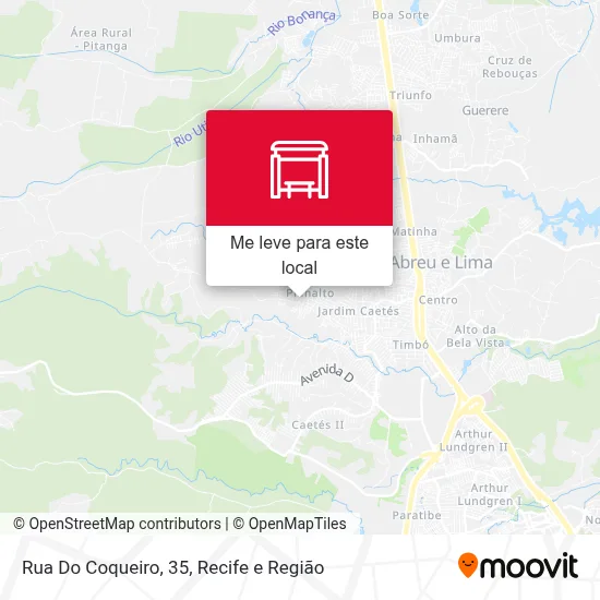 Rua Do Coqueiro, 35 mapa