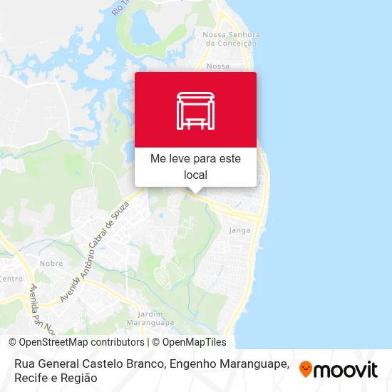 Rua General Castelo Branco, Engenho Maranguape mapa