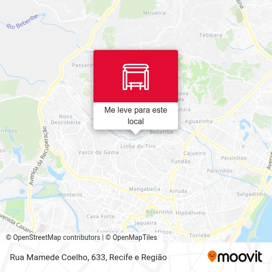 Rua Mamede Coelho, 633 mapa