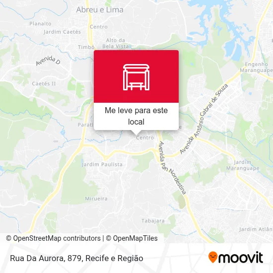 Rua Da Aurora, 879 mapa