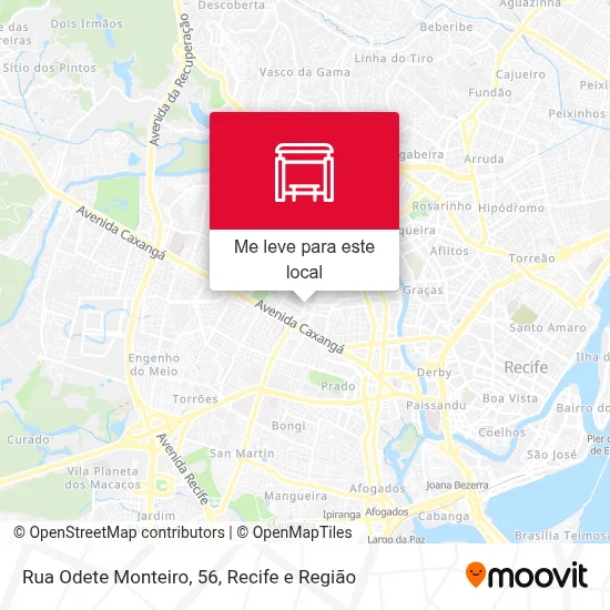 Rua Odete Monteiro, 56 mapa