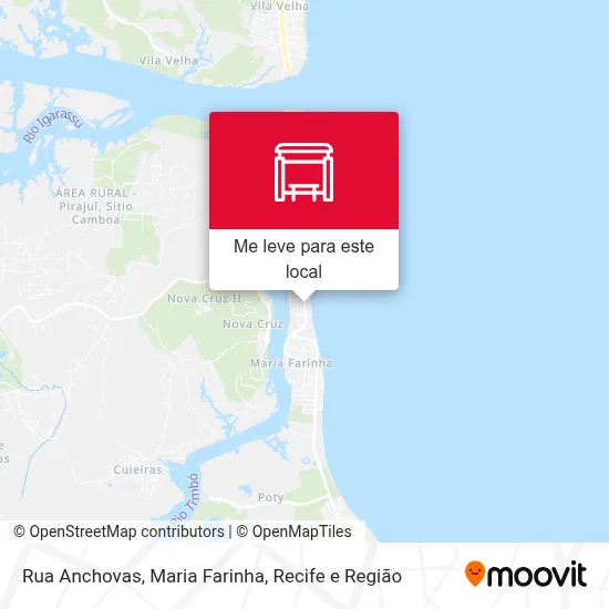 Rua Anchovas, Maria Farinha mapa