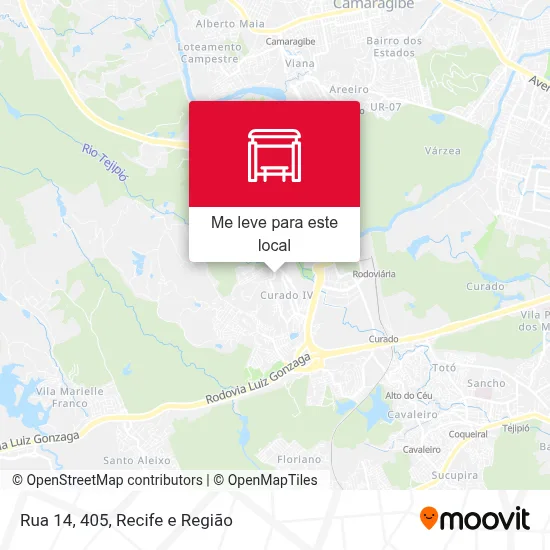 Rua 14, 405 mapa