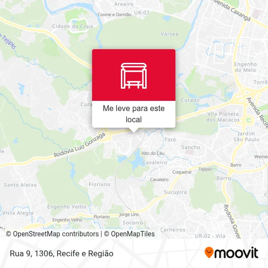 Rua 9, 1306 mapa