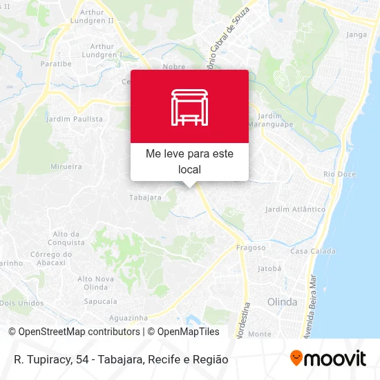 R. Tupiracy, 54 - Tabajara mapa