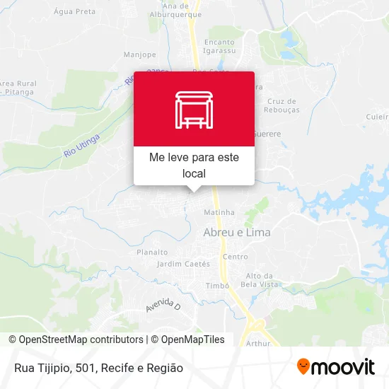 Rua Tijipio, 501 mapa