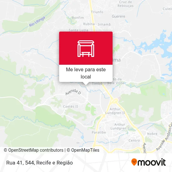 Rua 41, 544 mapa