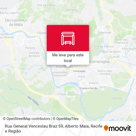 Rua General Venceslau Braz 59, Alberto Maia mapa