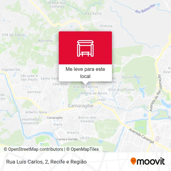 Rua Luís Carlos, 2 mapa