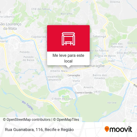 Rua Guanabara, 116 mapa