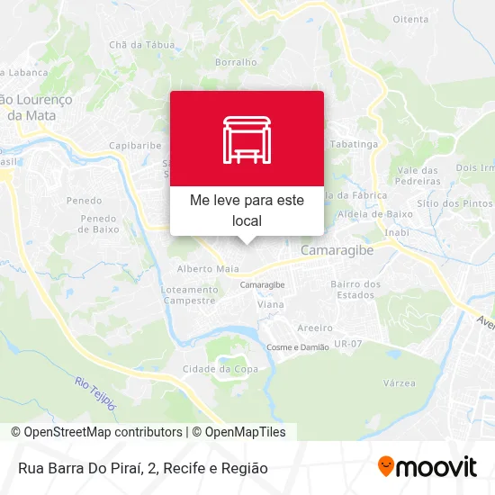 Rua Barra Do Piraí, 2 mapa