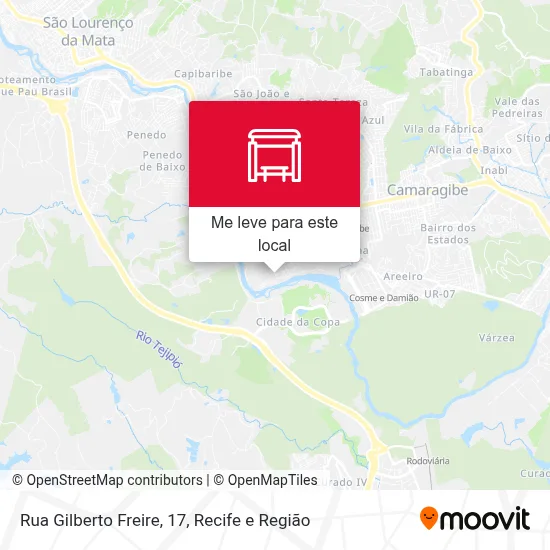 Rua Gilberto Freire, 17 mapa
