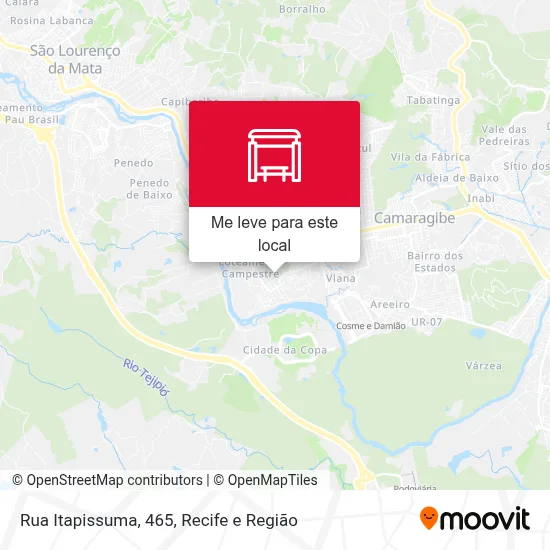 Rua Itapissuma, 465 mapa