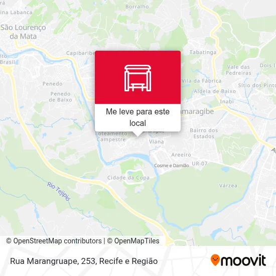 Rua Marangruape, 253 mapa