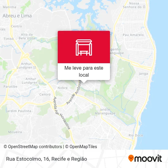 Rua Estocolmo, 16 mapa
