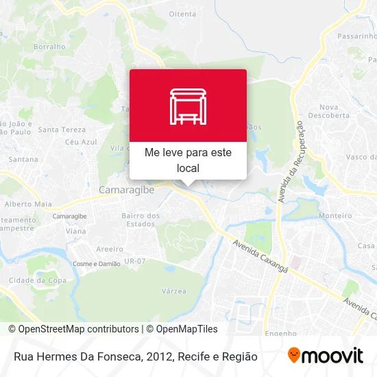Rua Hermes Da Fonseca, 2012 mapa
