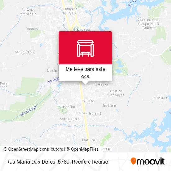 Rua Maria Das Dores, 678a mapa