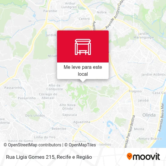 Rua Ligia Gomes 215 mapa