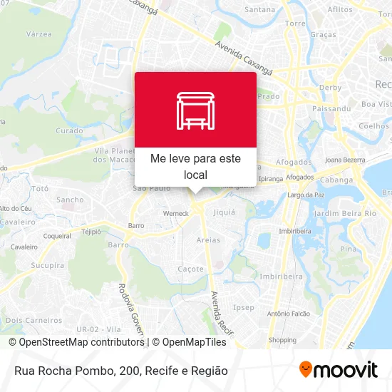 Rua Rocha Pombo, 200 mapa