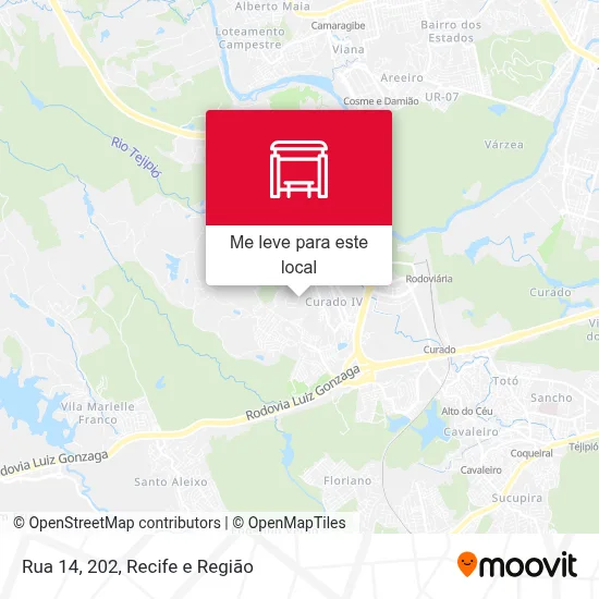 Rua 14, 202 mapa