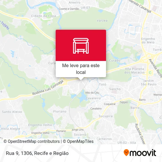 Rua 9, 1306 mapa