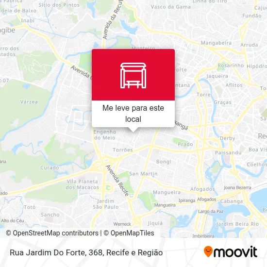 Rua Jardim Do Forte, 368 mapa