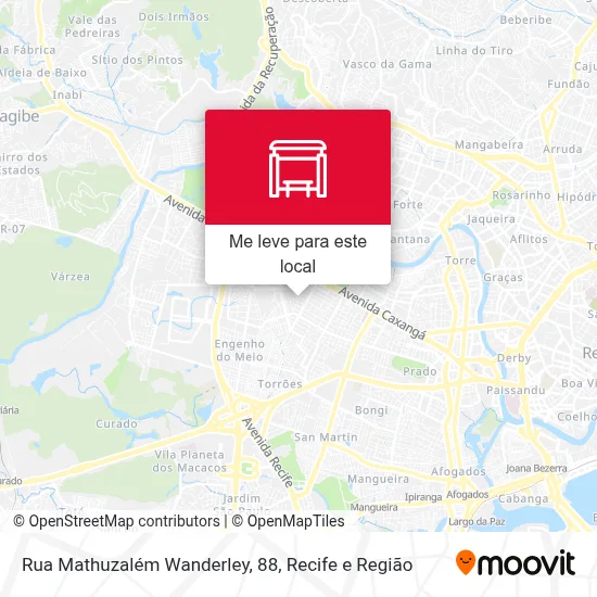 Rua Mathuzalém Wanderley, 88 mapa