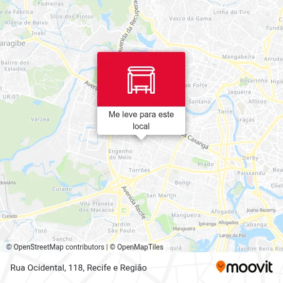 Rua Ocidental, 118 mapa