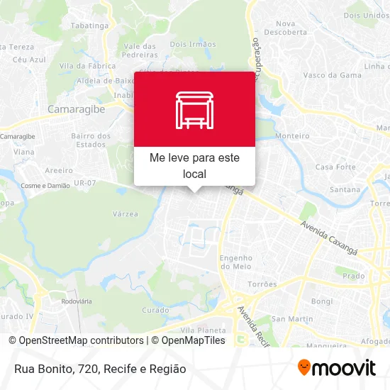 Rua Bonito, 720 mapa