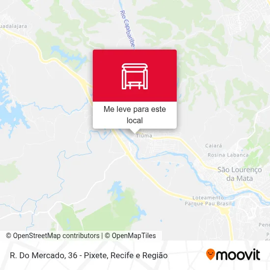 R. Do Mercado, 36 - Pixete mapa
