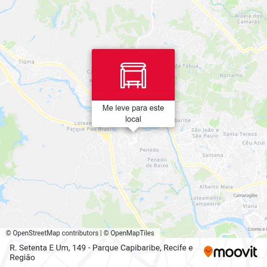 R. Setenta E Um, 149 - Parque Capibaribe mapa
