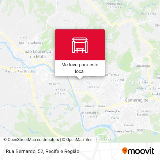 Rua Bernardo, 52 mapa