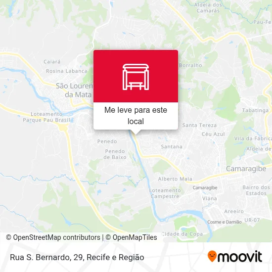 Rua S. Bernardo, 29 mapa