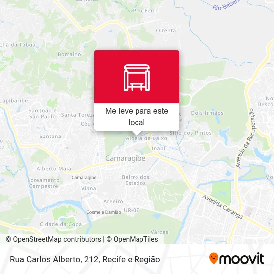 Rua Carlos Alberto, 212 mapa