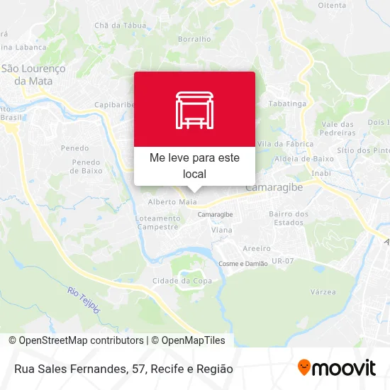 Rua Sales Fernandes, 57 mapa