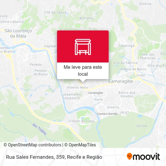 Rua Sales Fernandes, 359 mapa