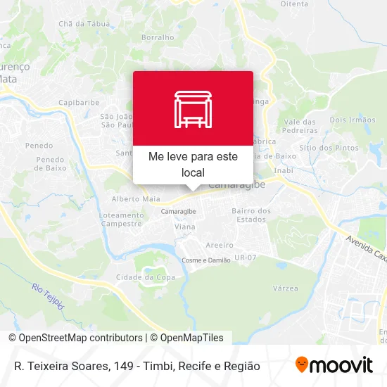 R. Teixeira Soares, 149 - Timbi mapa