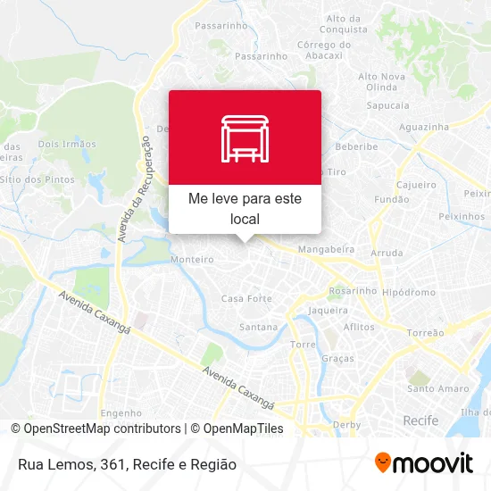 Rua Lemos, 361 mapa