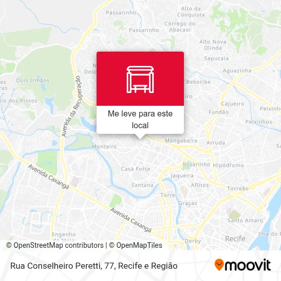 Rua Conselheiro Peretti, 77 mapa