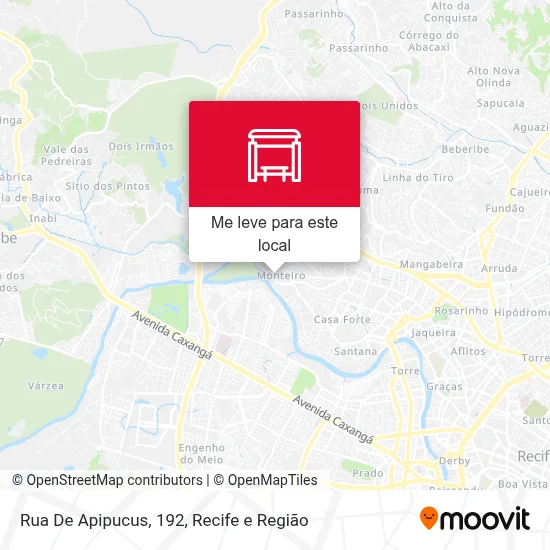 Rua De Apipucus, 192 mapa
