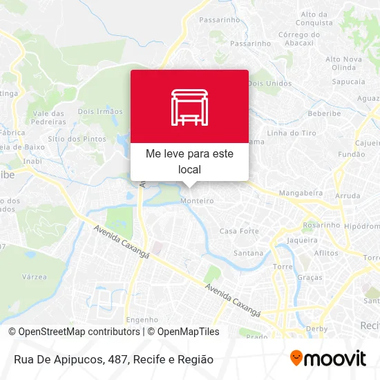 Rua De Apipucos, 487 mapa
