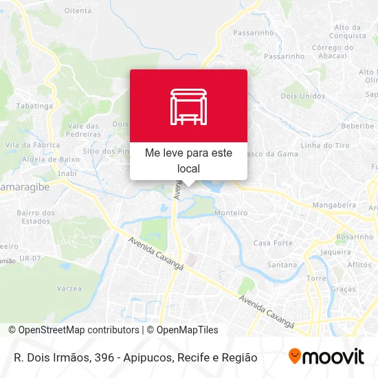 R. Dois Irmãos, 396 - Apipucos mapa