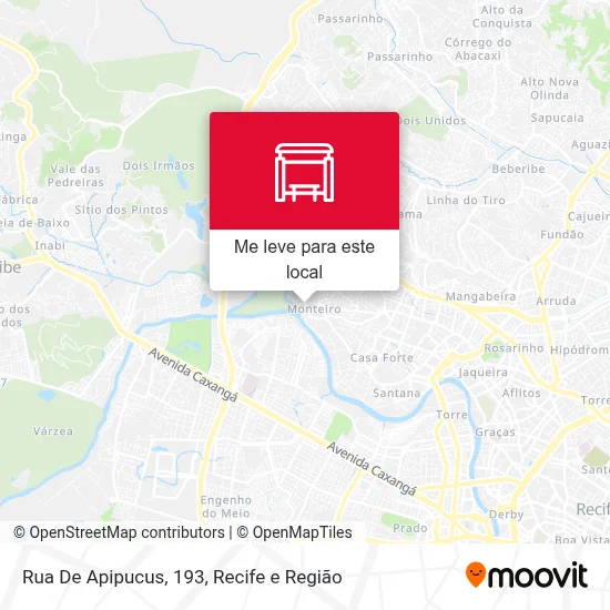 Rua De Apipucus, 193 mapa