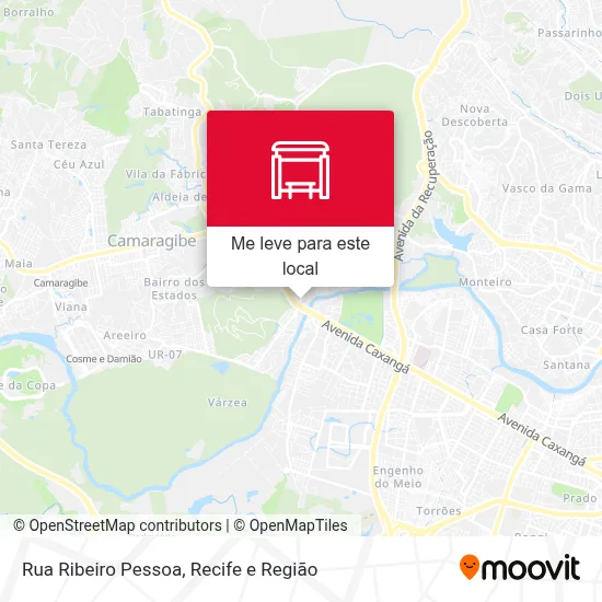 Rua Ribeiro Pessoa mapa