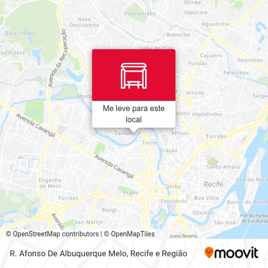 R. Afonso De Albuquerque Melo mapa